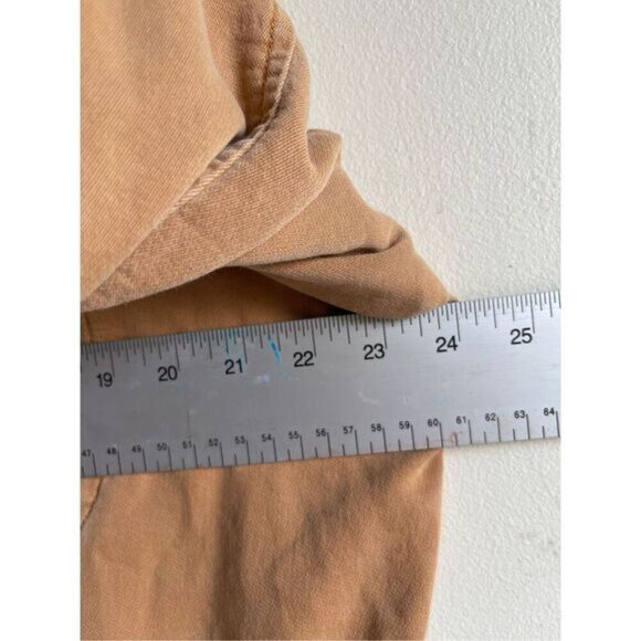 J. Jill Utility Jacket‎ Petite Large Drawstring Waist Pockets Brown - Picture 7 of 8